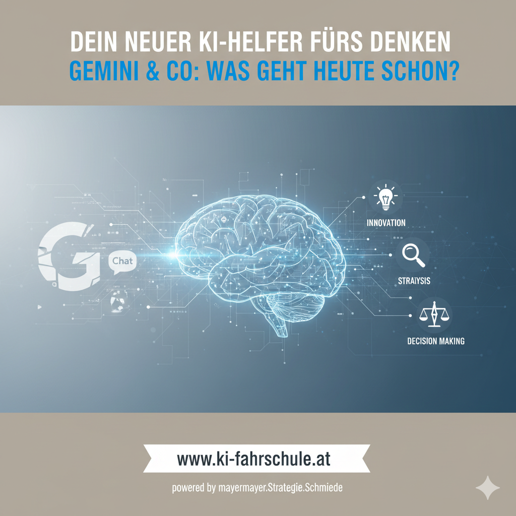 Dein neuer KI-Helfer fürs Denken: Wir zeigen, was mit Gemini und Co. heute schon geht!